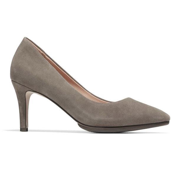 Cole Haan Grand Ambition Pump Women's Morel Suede Leather Stiletto Heel Sz US 10 - Picture 1 of 9